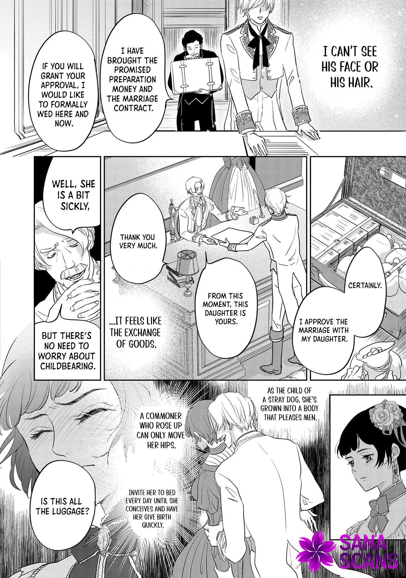 The Illegitimate Bride Sold by Her Father and the Genius Baron She Married Chapter 2 Page 4